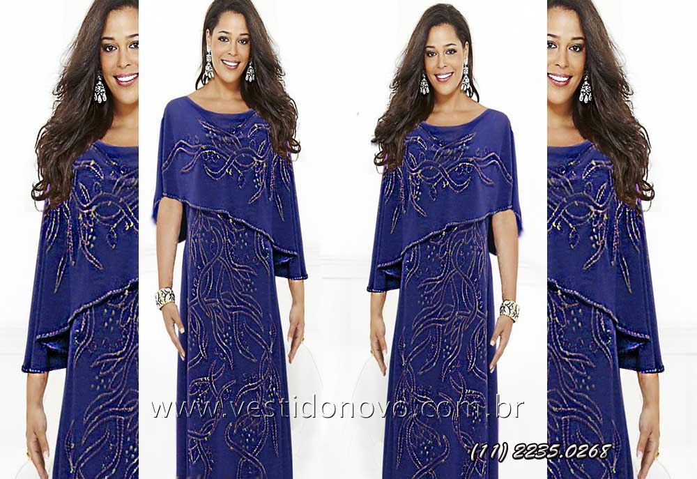 vestido madrinha de casamento azul marinho , (11) 2274-9604 , loja em So Paulo, lins de vasconcelos