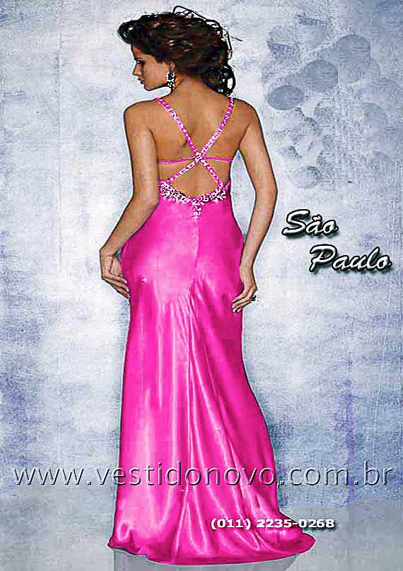 Vestido madrinha de casamento rosa pink em So Paulo 
