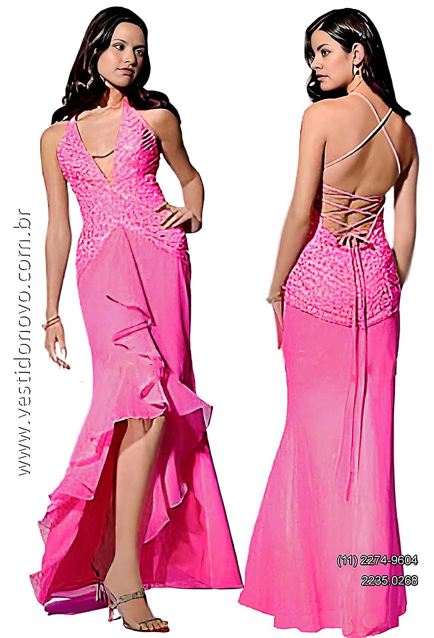 vestido madrinha de casamento, rosa pink em So Paulo