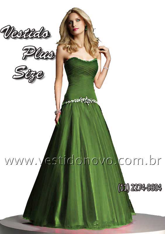 vestido plus size mãe de noiva na cor verde, São Paulo - aclimnação, vila mariana