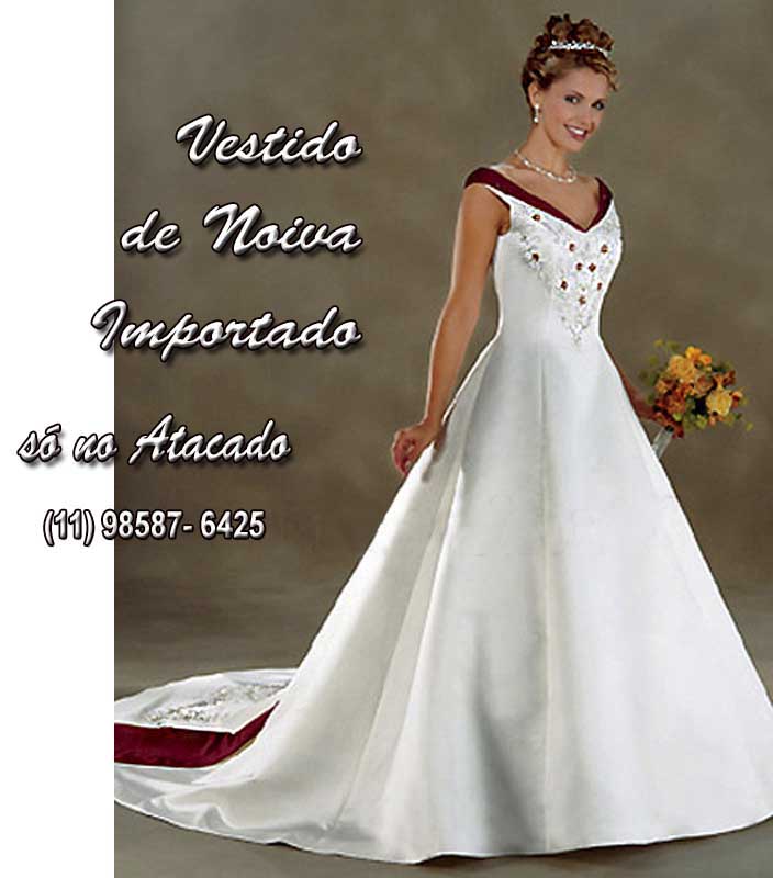 vestido de noiva importado