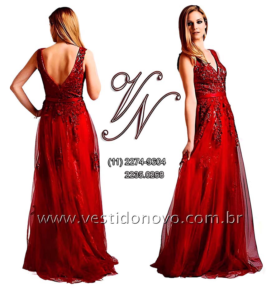 vestido me de noiva, noivo, vermelho,  importado, loja em So Paulo sp