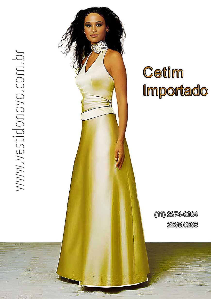 vestido de festa, em cetim dourado, madrinha de casamento, loja em so paulo